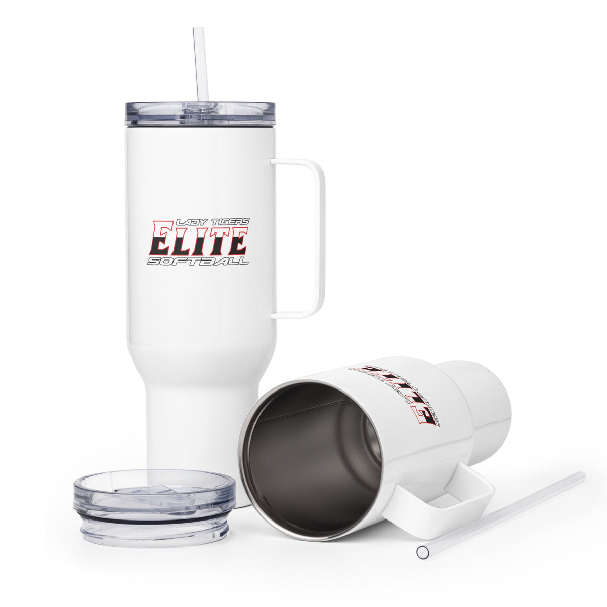 Travel Mug | Tigers Elite Softball | Modern Script Logo