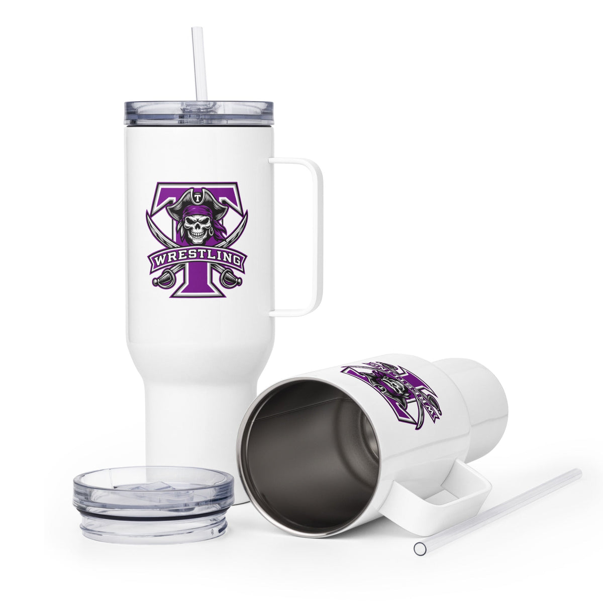 Travel Mug | Tottenville wrestling club | Emblem Logo
