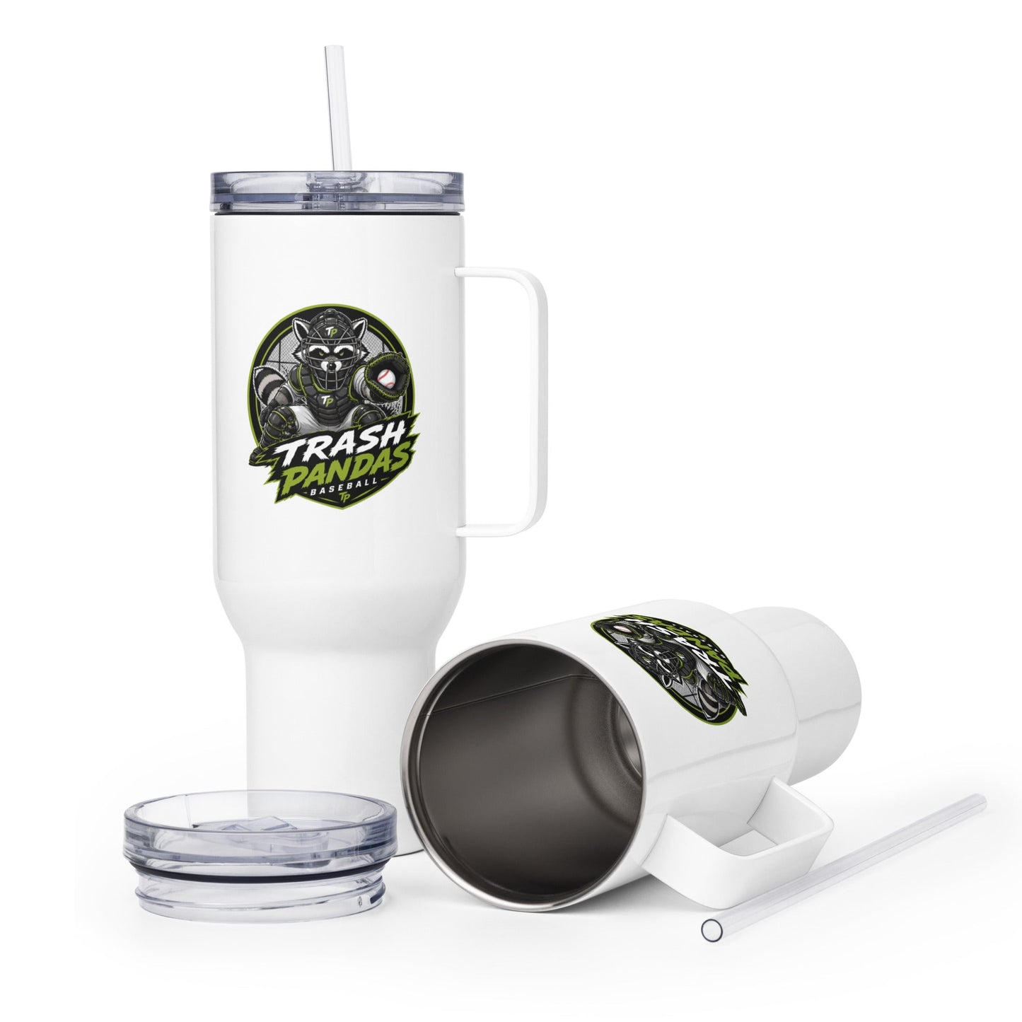 Travel Mug | Trash Pandas Baseball Organization | Athletics Logo