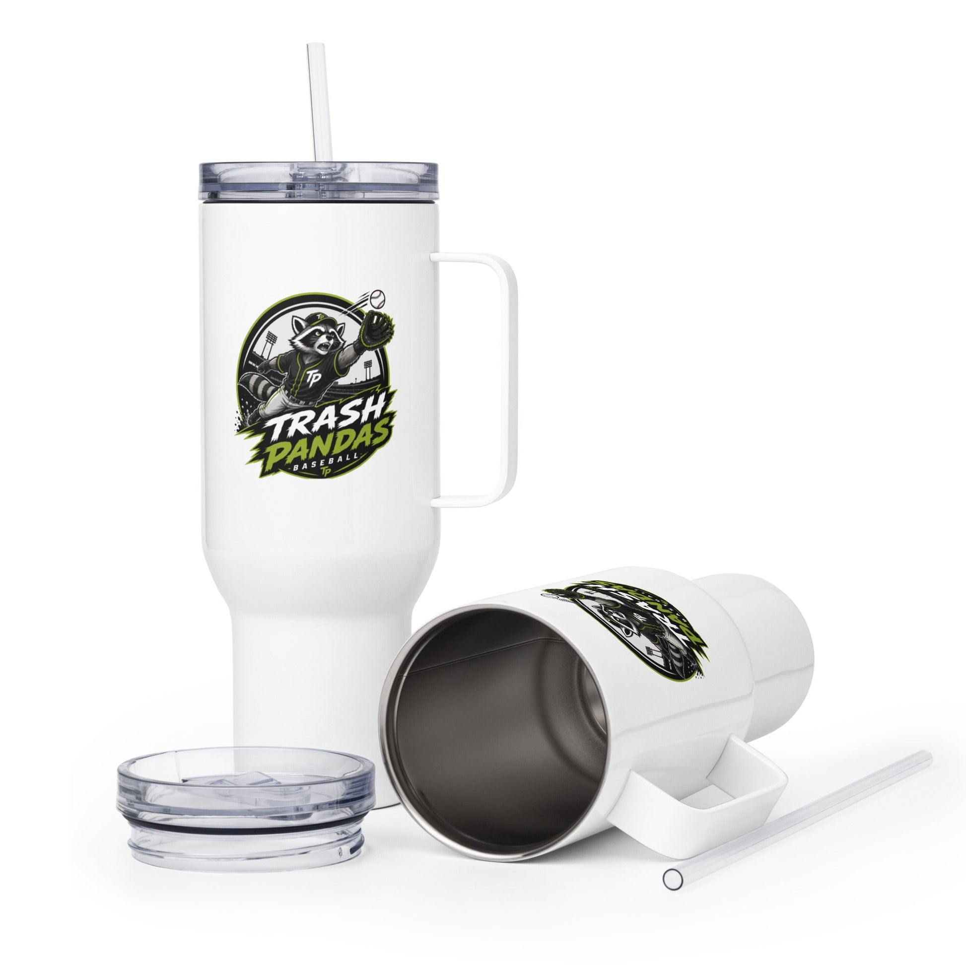 Travel Mug | Trash Pandas Baseball Organization | Emblem Logo