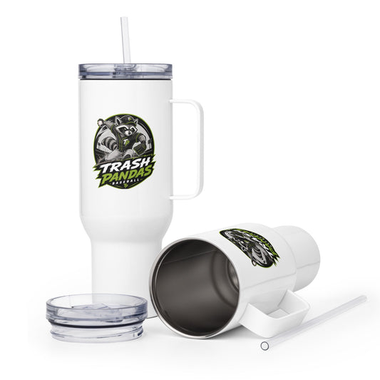 Travel Mug | Trash Pandas Baseball Organization | Vanguard Logo