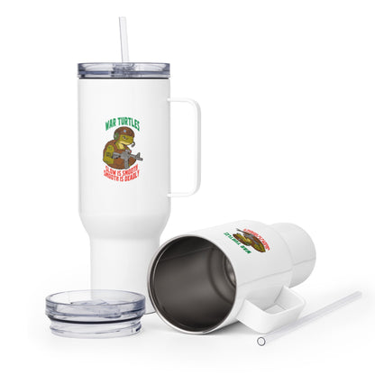 Travel Mug | War Turtles | Mascot Logo