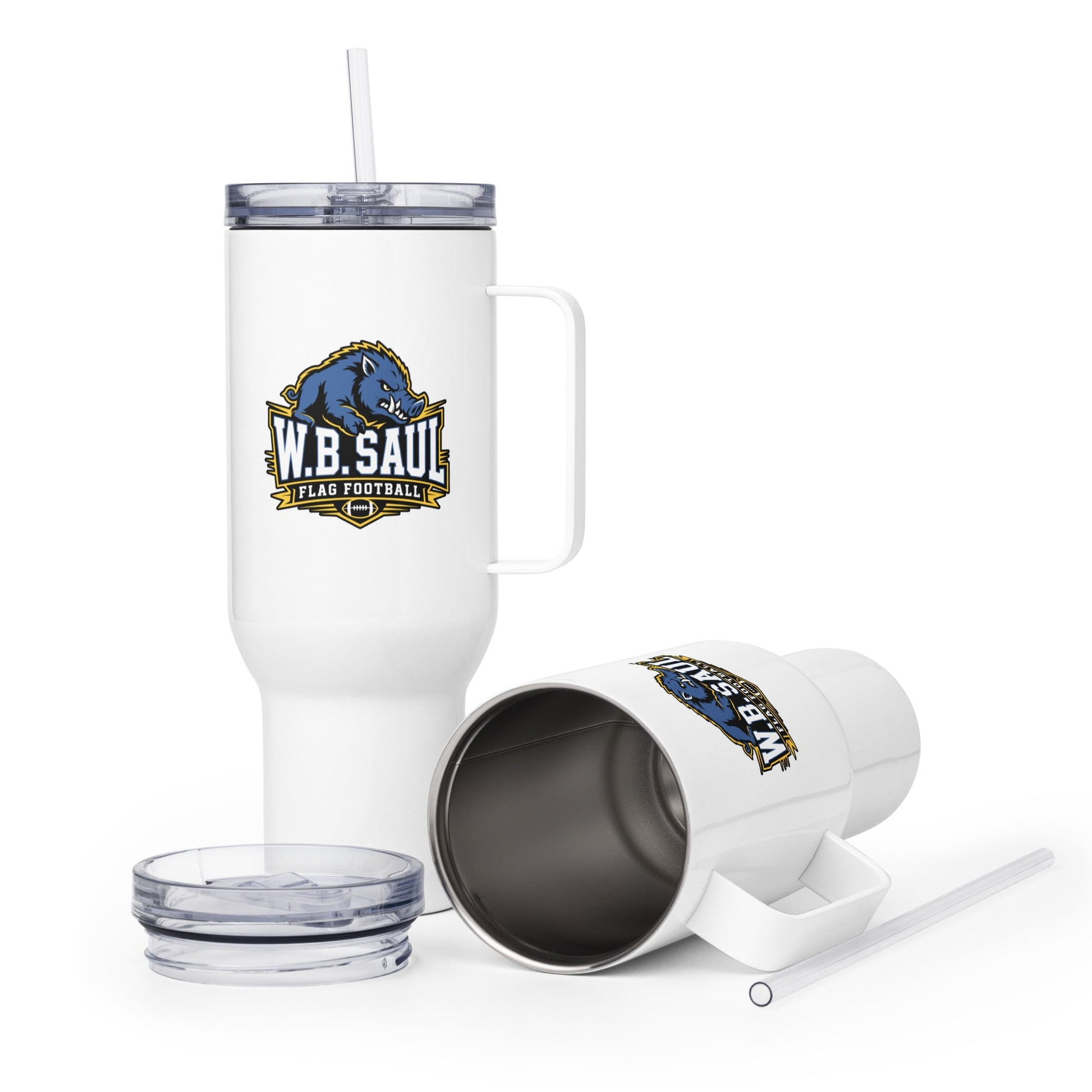 Travel Mug | W.B.Saul Razorbacks | Crest Logo