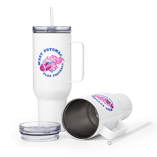 Travel Mug | West Potomac Flag Football | Crest Logo