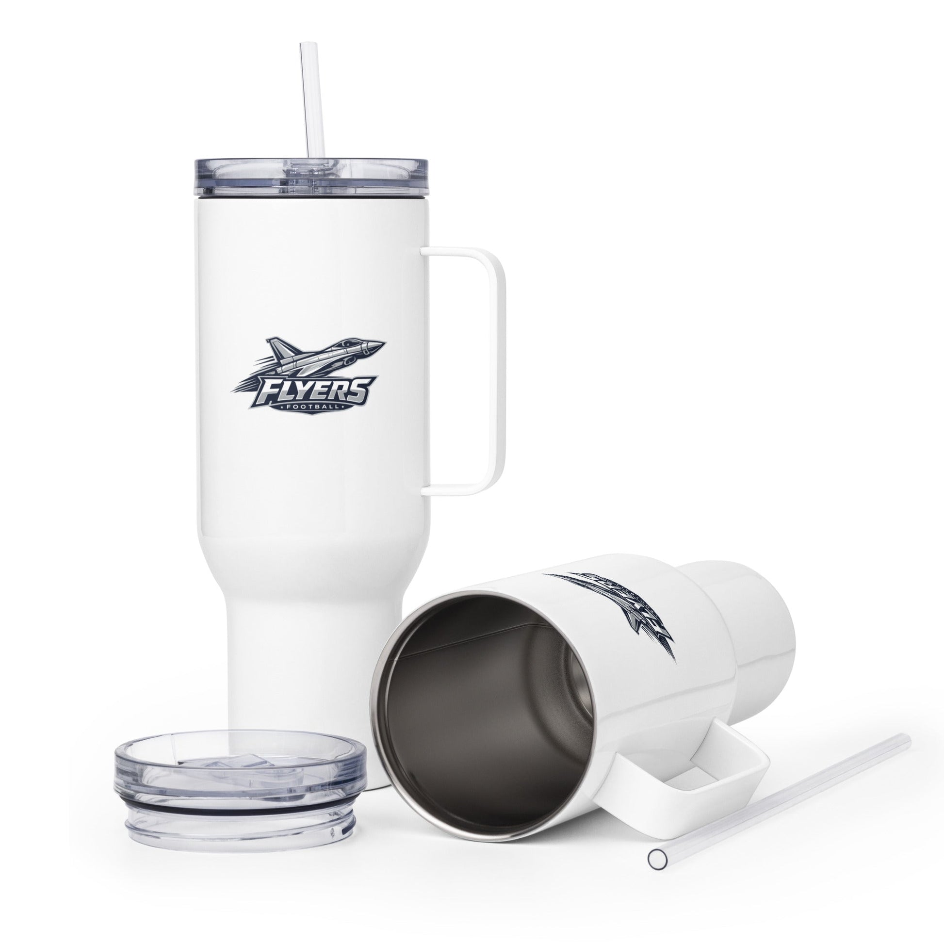Travel Mug | West Texas Flyers | Flyer Mascot Logo