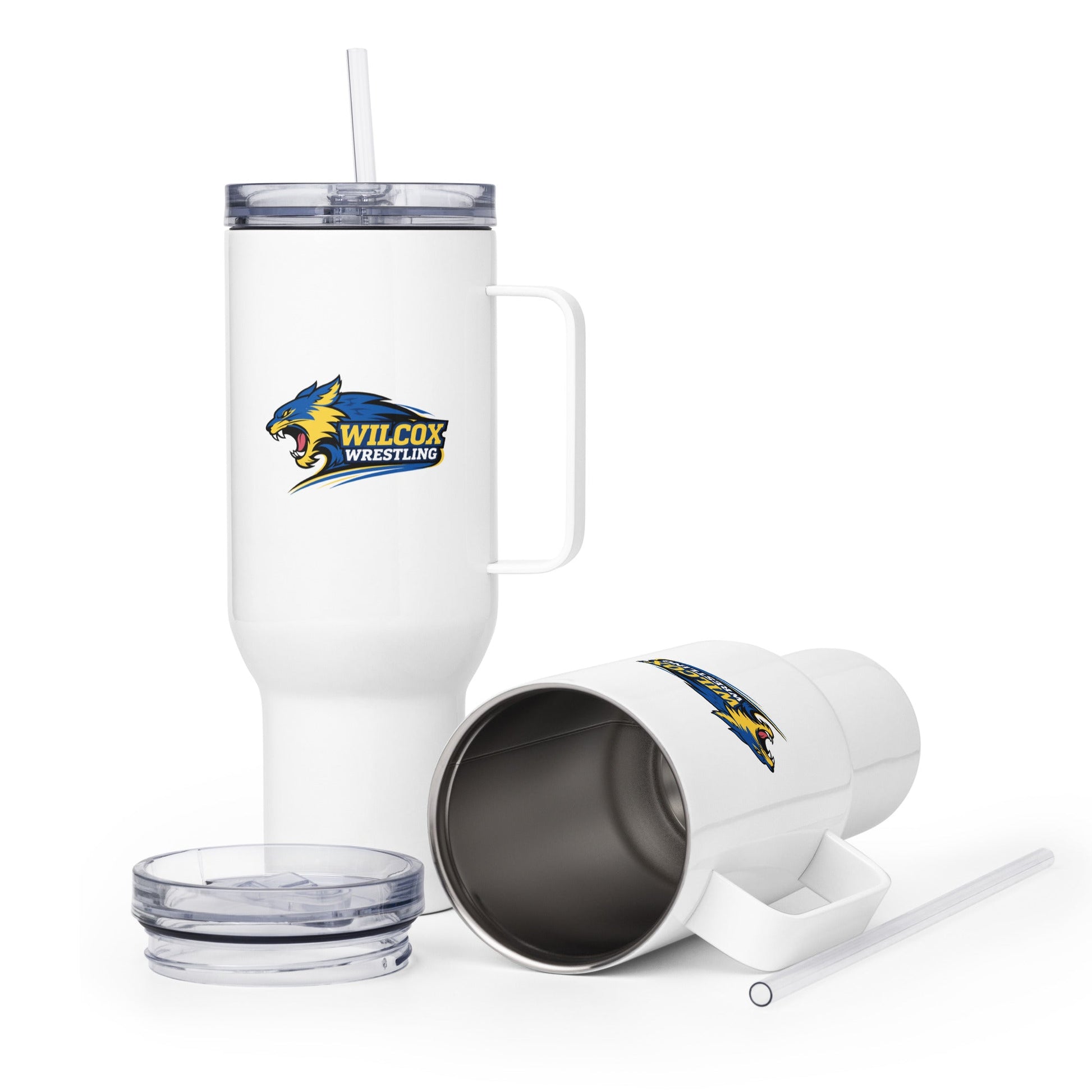 Travel Mug | Wilcox Tech Wrestling