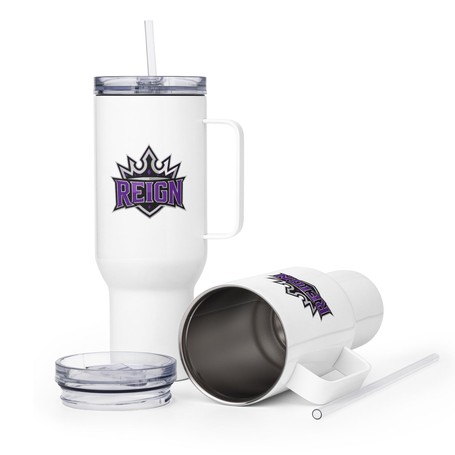 Travel Mug | REIGN 10U Softball | Emblem Logo