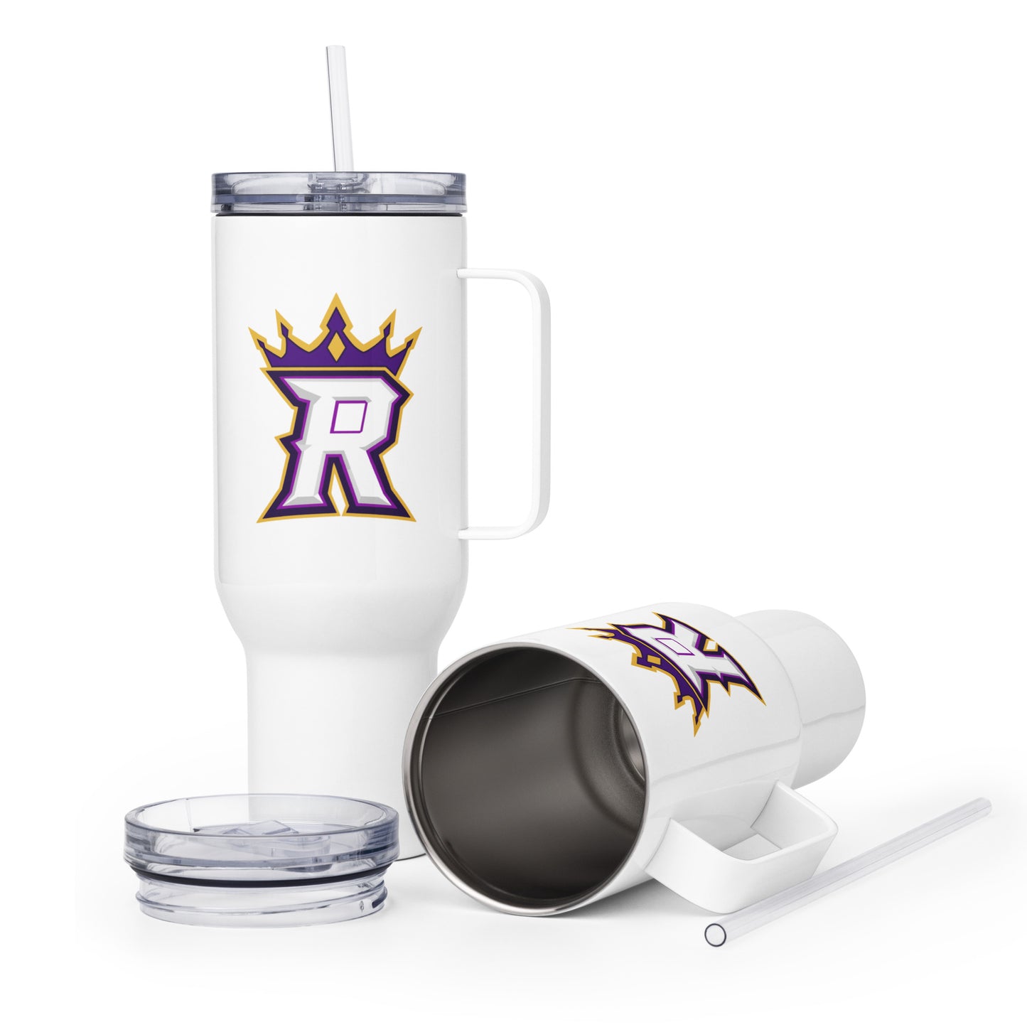Travel Mug | REIGN 10U Softball | Royale Crest Logo
