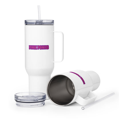 Travel Mug | Pink Pony Athletic Club | Script Logo