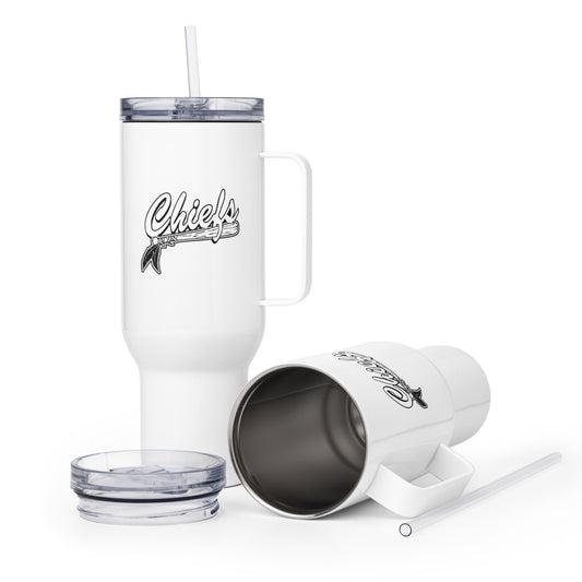 Travel Mug | Connetquot Chiefs | Letter Crest Logo