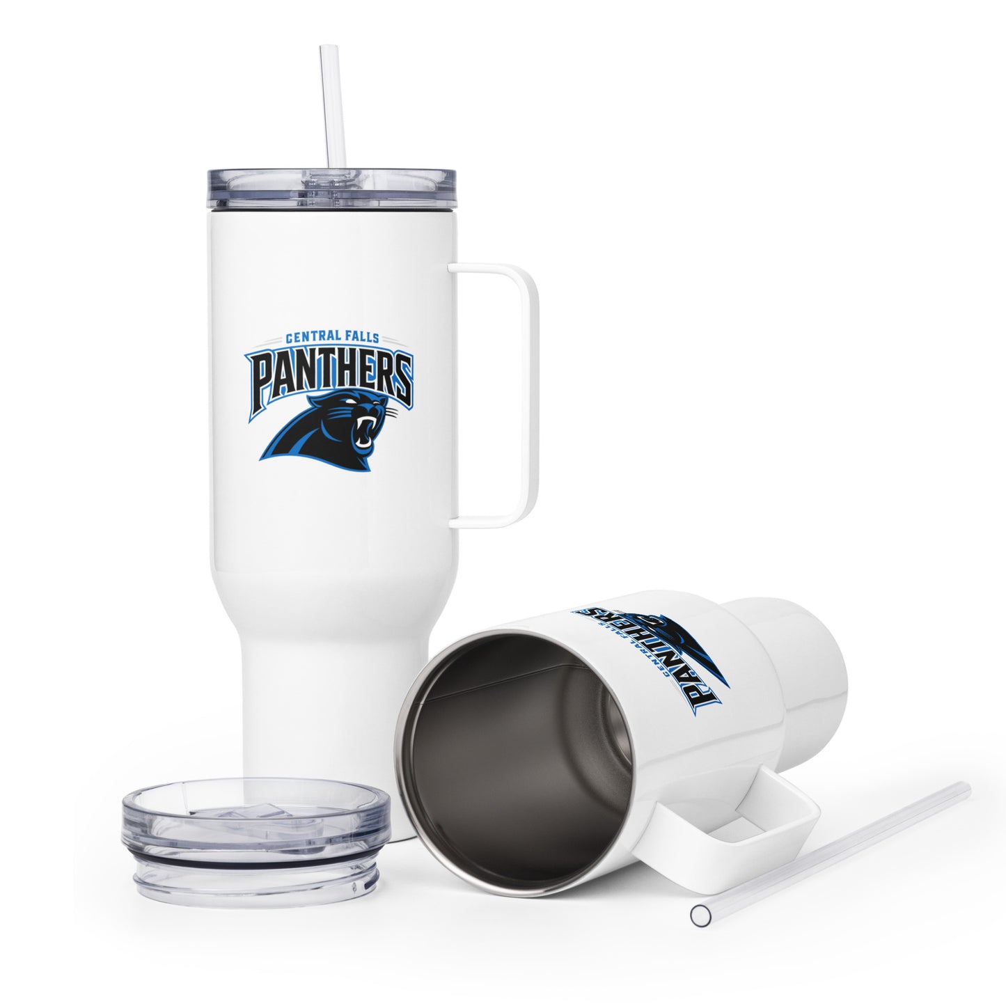 Travel Mug | Central Falls Panthers | Emblem Logo