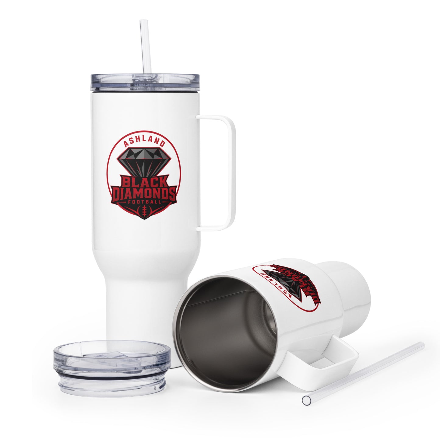 Travel Mug | Ashland Black Diamonds | Badge Logo