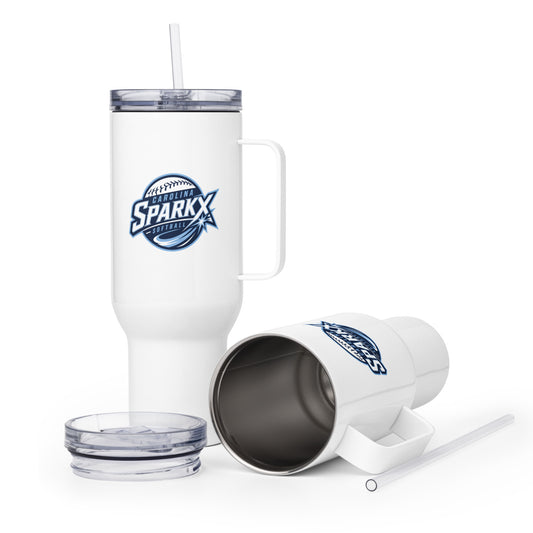 Travel Mug | Carolina Sparkx | Vanguard Logo