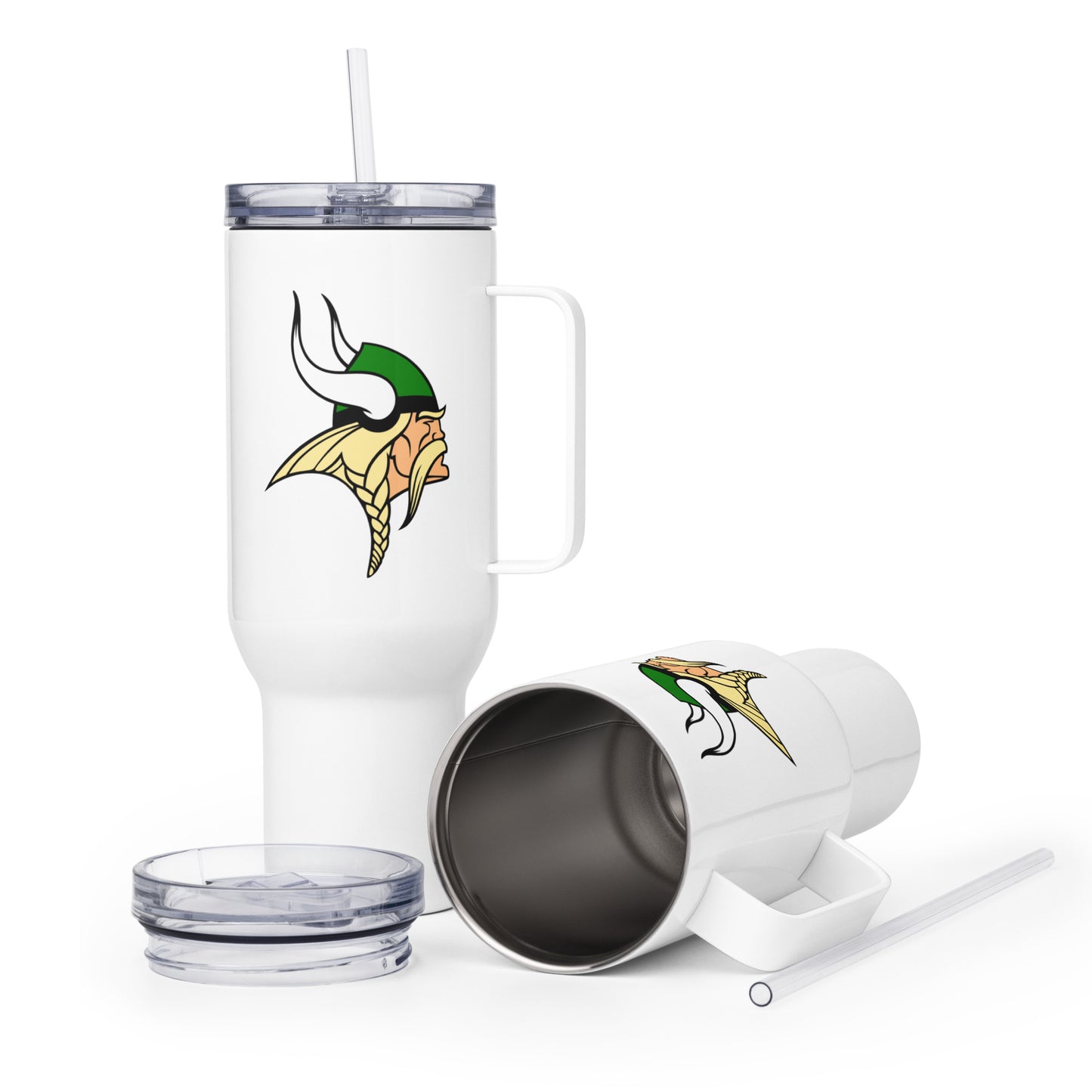 Travel Mug | Langley High School Girls Varsity Lacrosse | Crest Logo