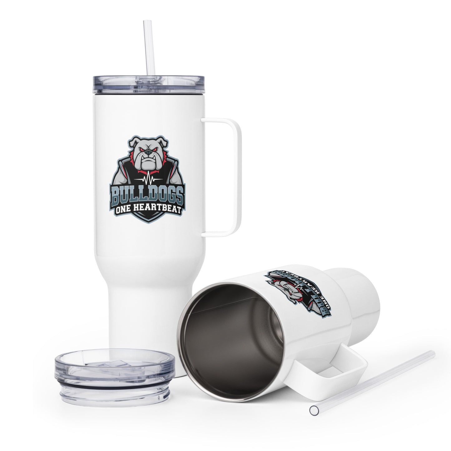 Travel Mug | Celina Recreational Football Black | Emblem Logo
