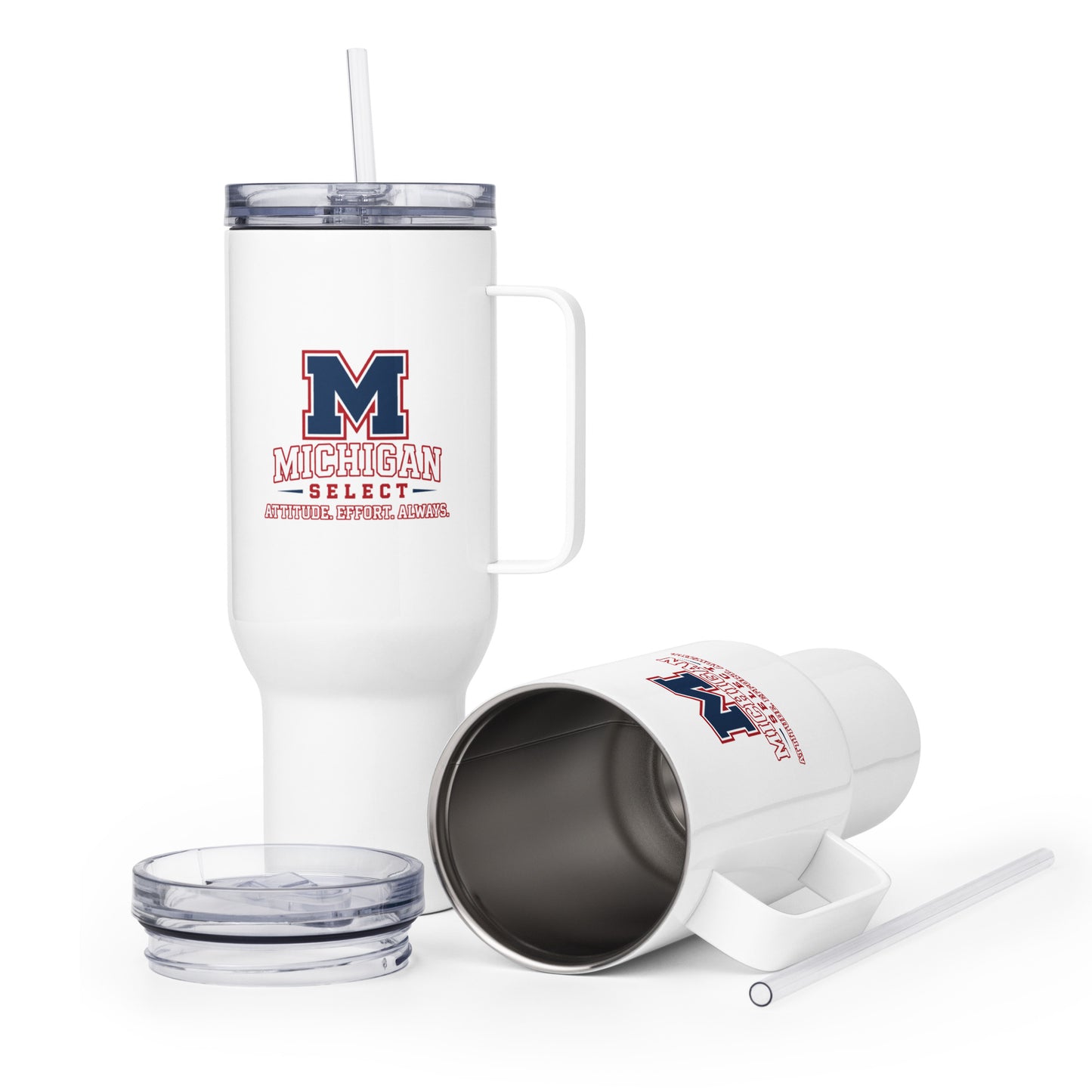 Travel Mug | Michigan Select Baseball | Crest Logo