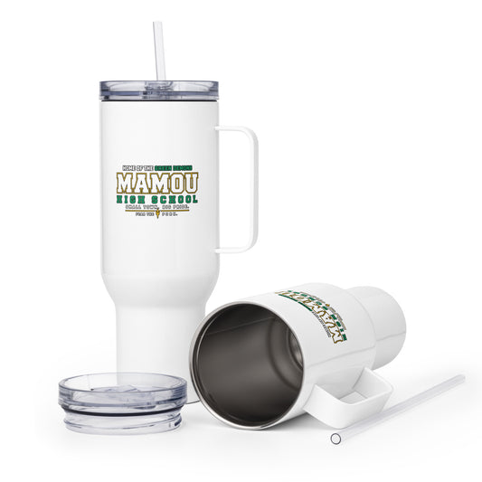 Travel Mug | Mamou High School | Vanguard Logo