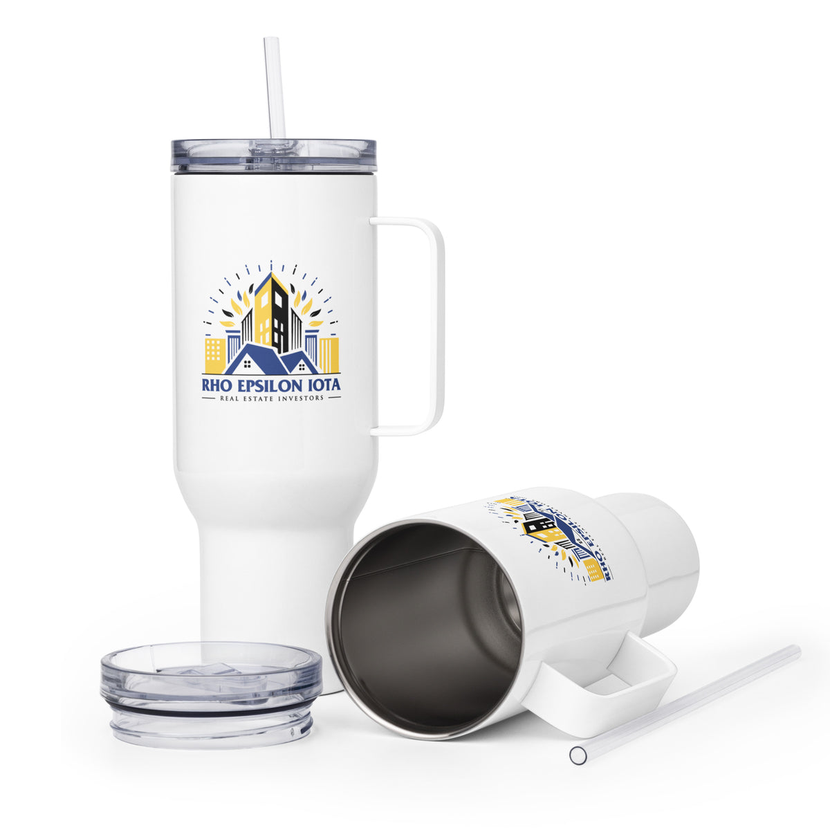 Travel Mug | Rho | Emblem Logo