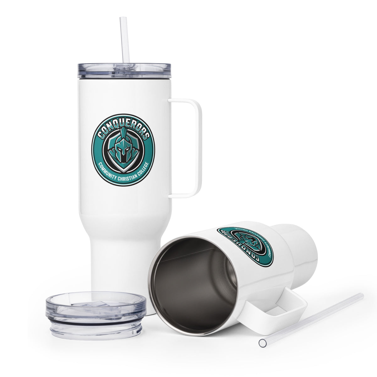 Travel Mug | Community Christian College | Badge Logo