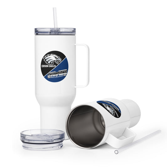 Travel Mug | Edison Eagles/CWA Wrestling | Badge Logo