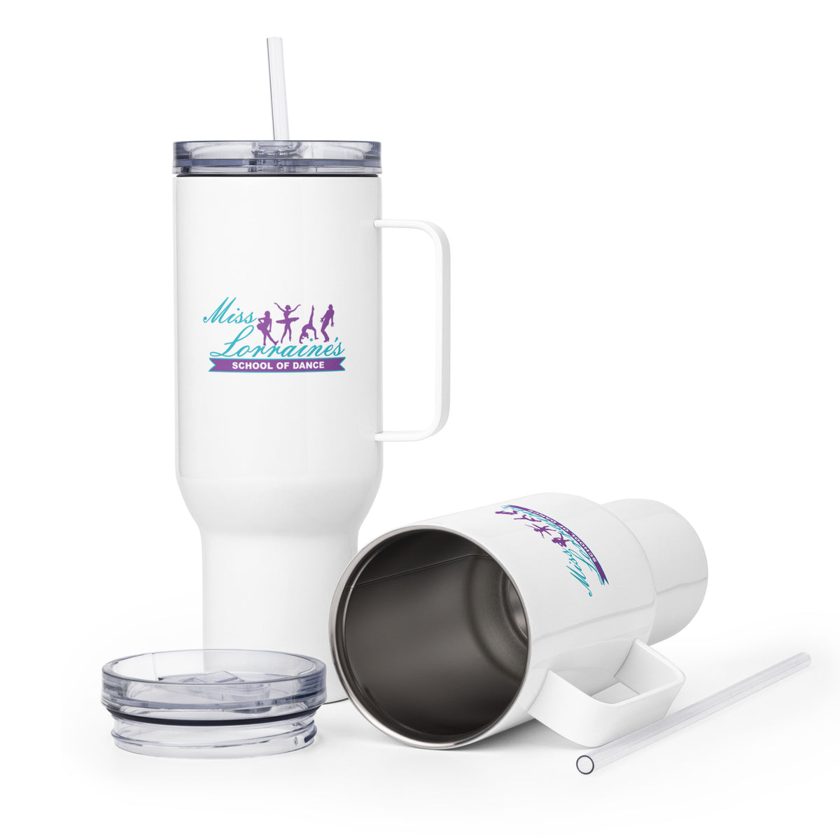 Travel Mug | Miss Lorraine’s School of Dance | Crest Logo