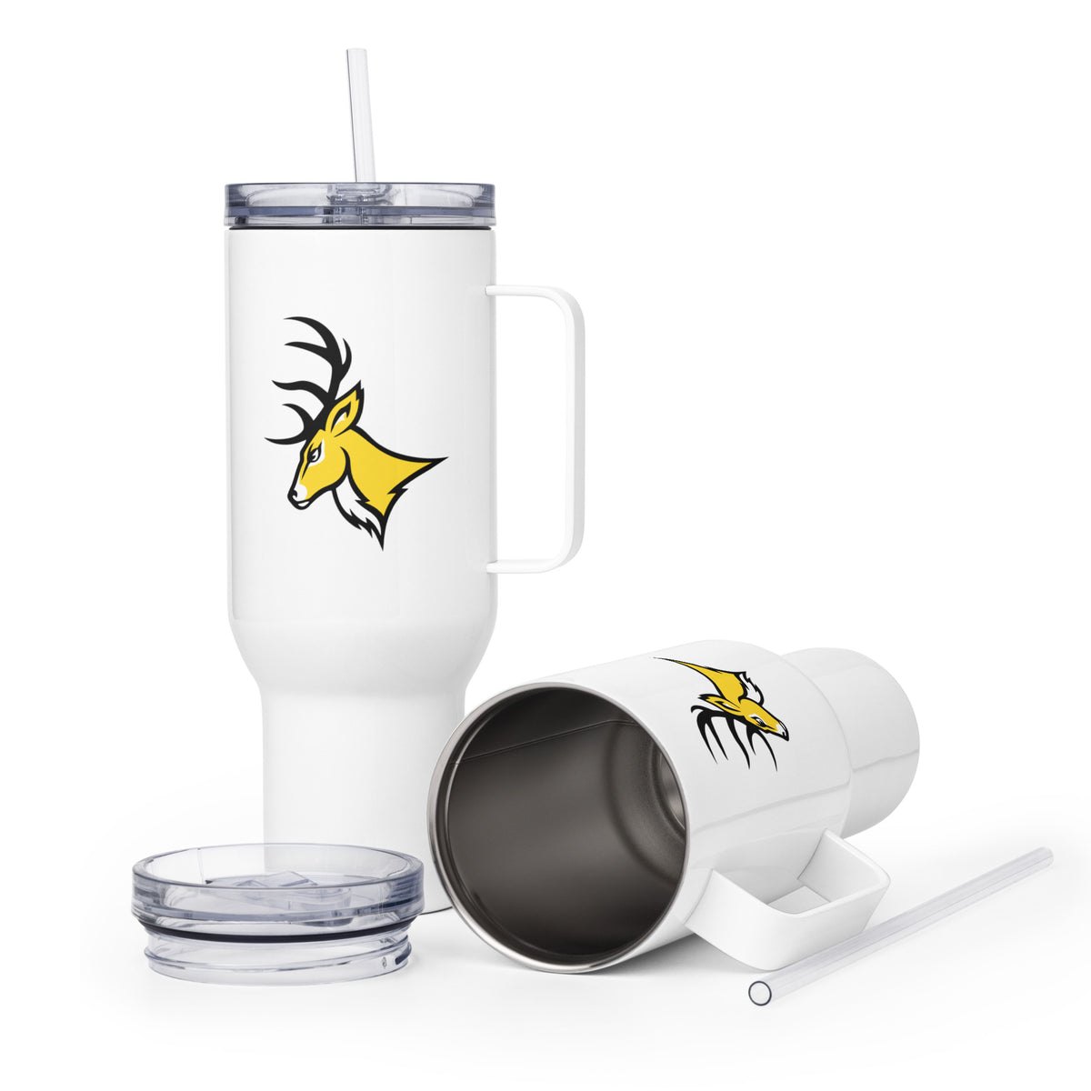 Travel Mug | West Milford Indoor Track & Field Team | Crest Logo