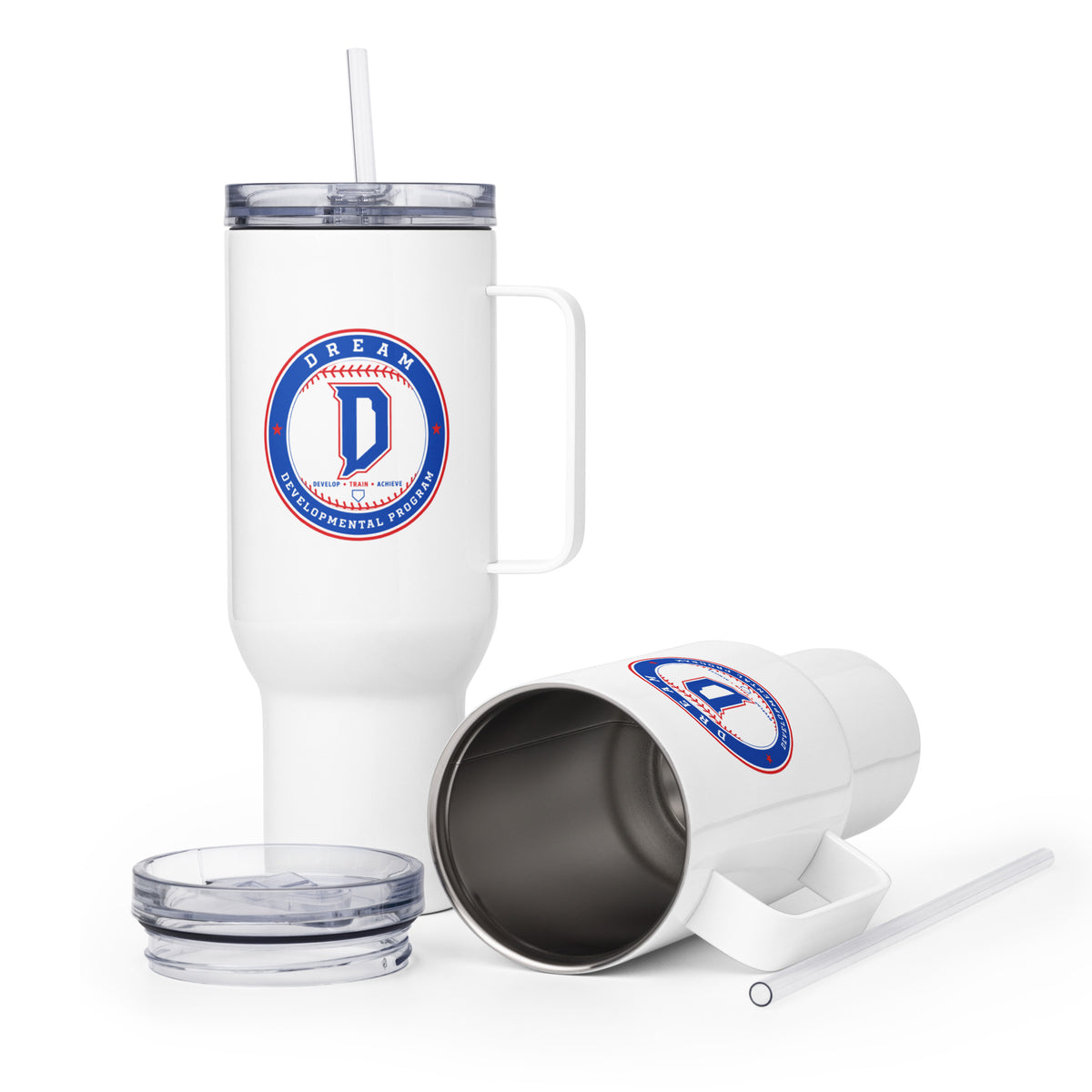 Travel Mug | Dream Developmental Program | Badge Logo