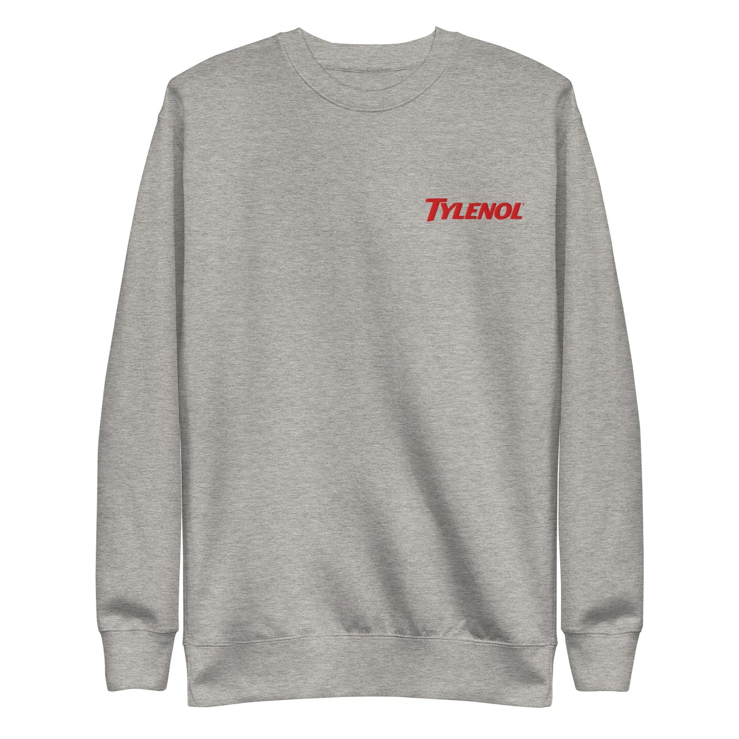 Tylenol - Red Embroidered - Unisex Premium Sweatshirt