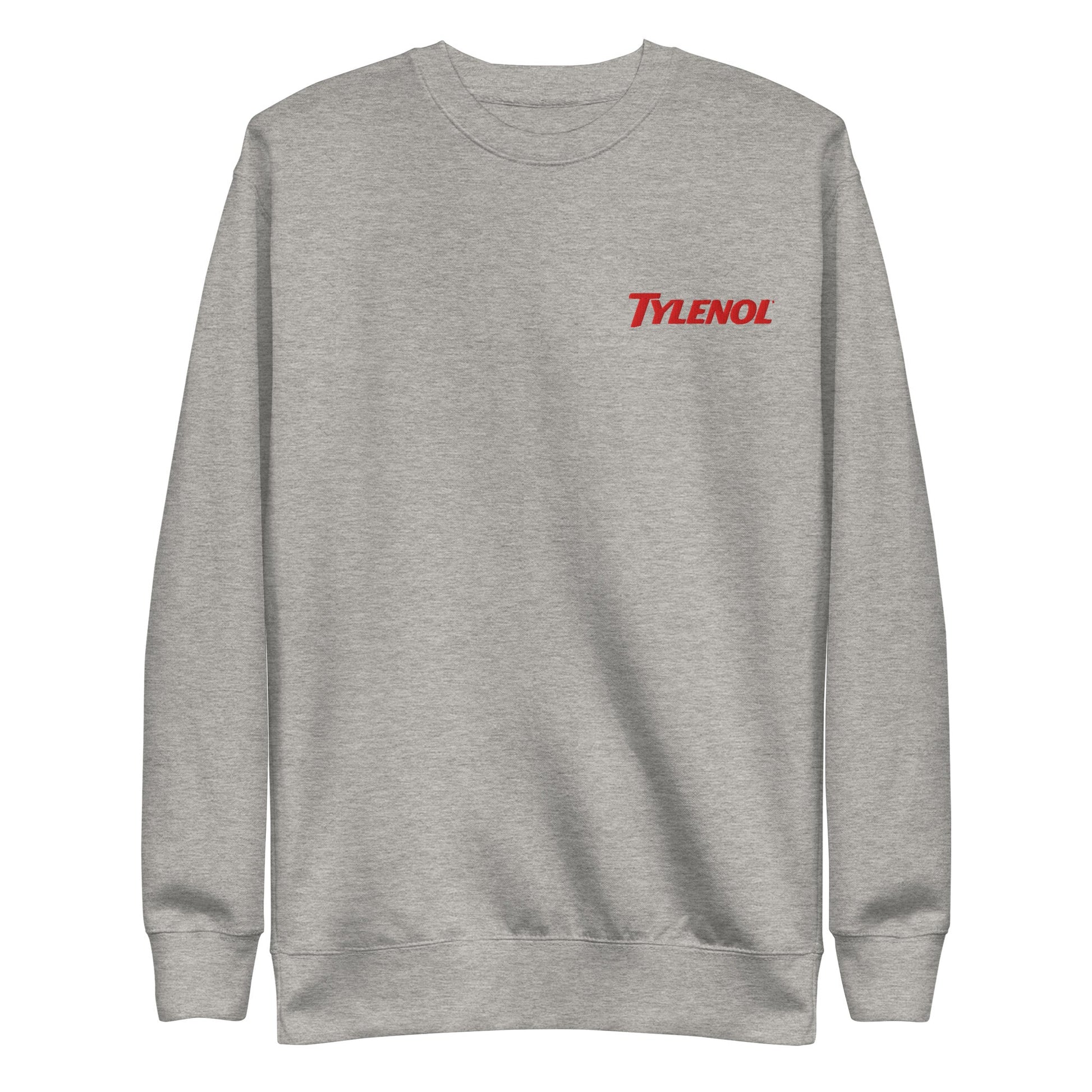 Tylenol - Red Embroidered - Unisex Premium Sweatshirt