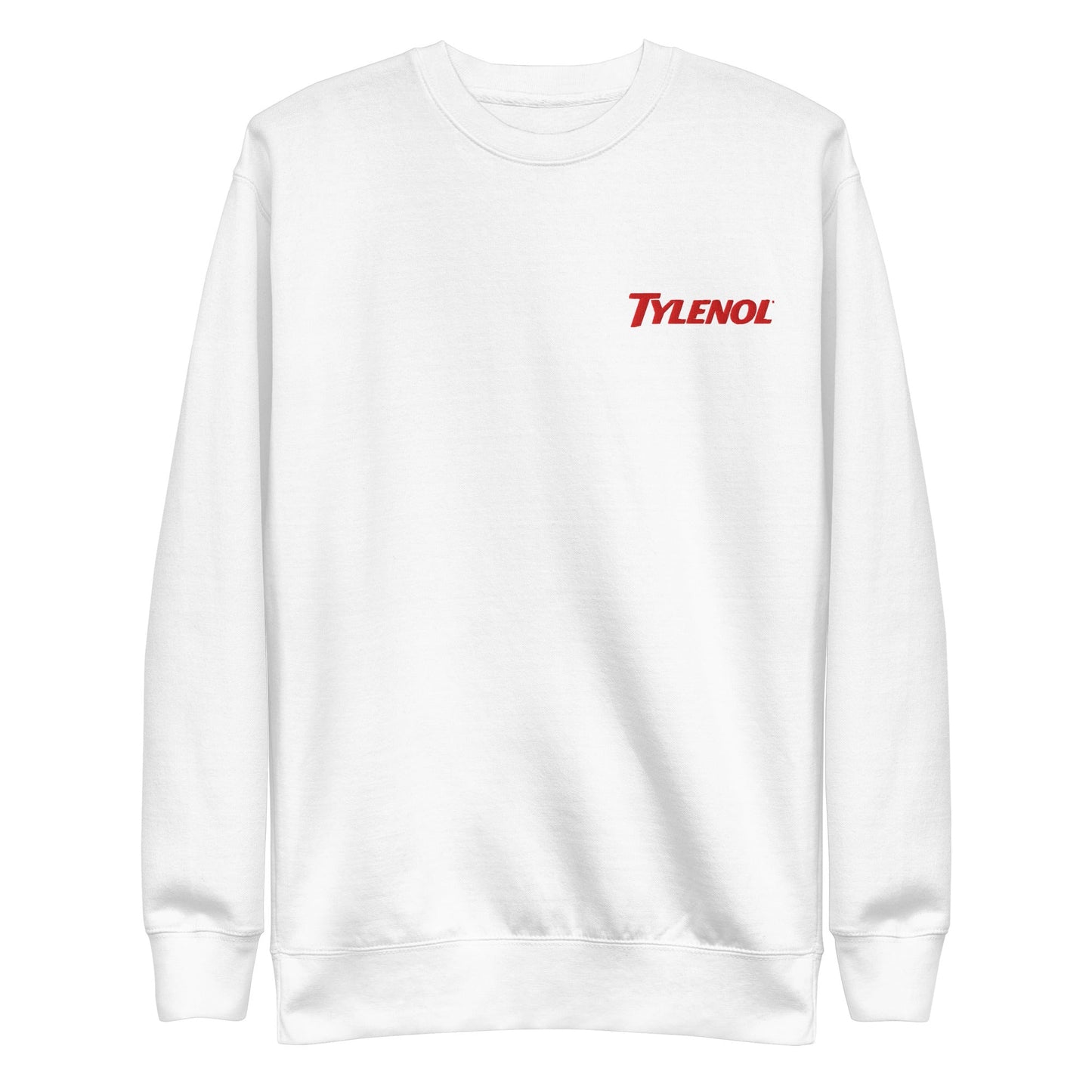 Tylenol - Red Embroidered - Unisex Premium Sweatshirt