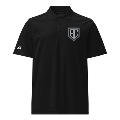 Signature | Embroidered Adidas Sport Polo | Blue Collar Softball 2034 | Emblem Logo