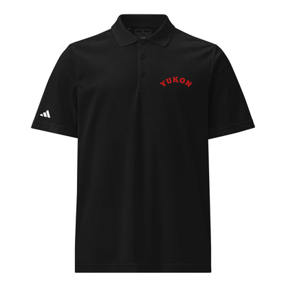 Signature | Embroidered Adidas Sport Polo | Yukon Student Council | Script Logo