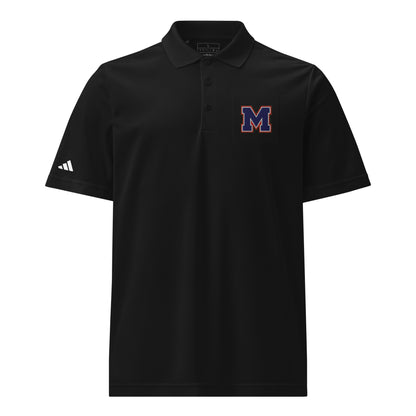 Signature | Embroidered Adidas Sport Polo | Michigan Select Baseball | M Lettermark Logo