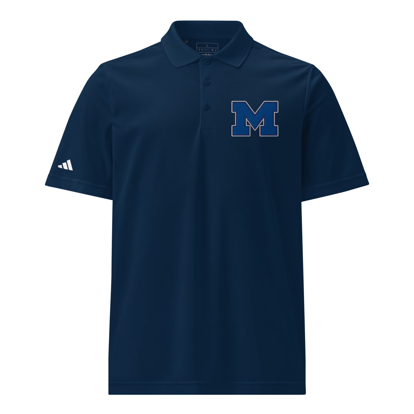 Signature | Embroidered Adidas Sport Polo | Medfield Softball | Lettermark Logo