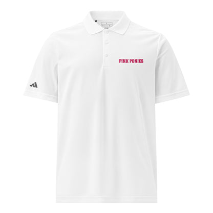 Signature | Embroidered Adidas Sport Polo | Pink Pony Athletic Club | Script Logo