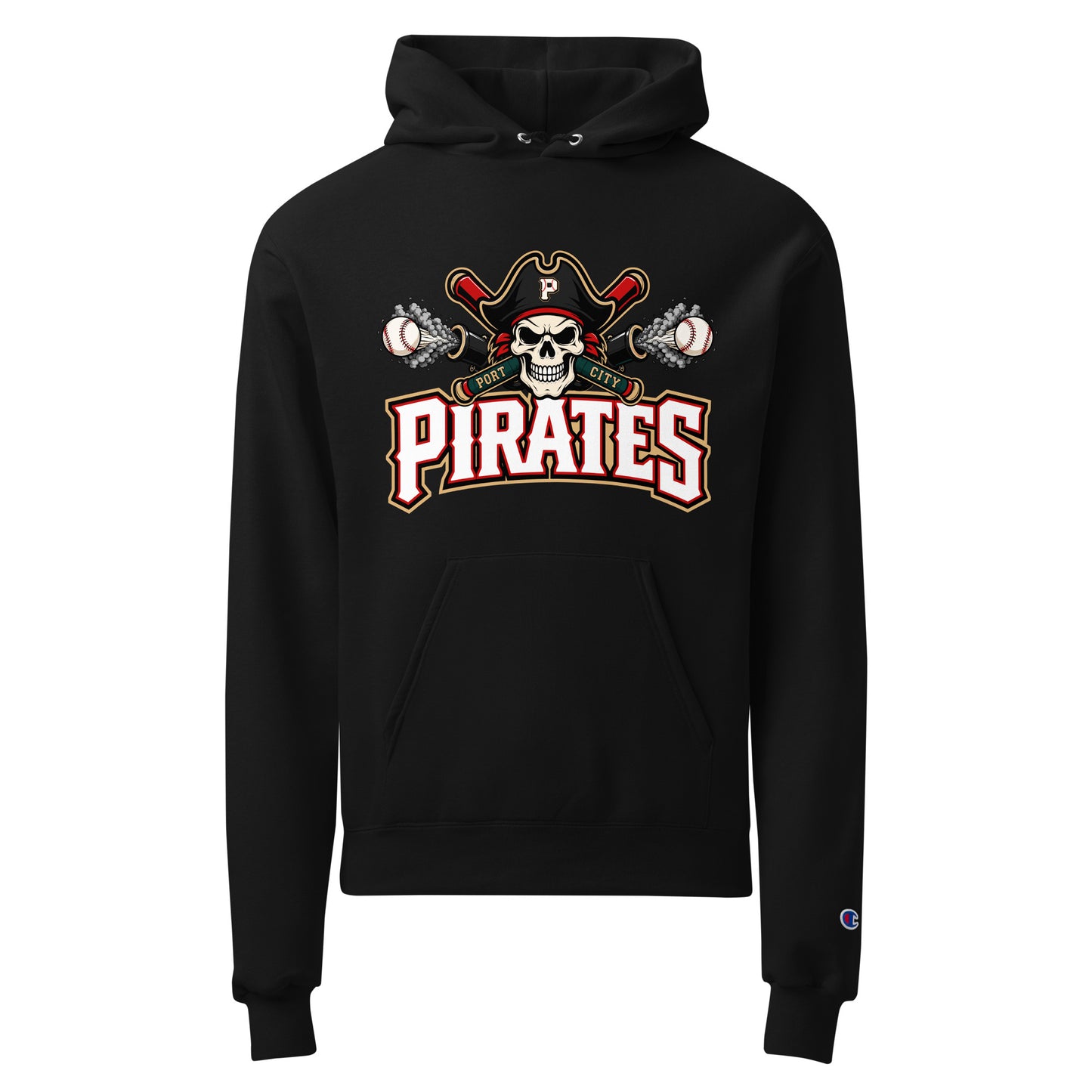 Signature | Champion Hoodie | Port City Pirates | Cannonball Portside Logo