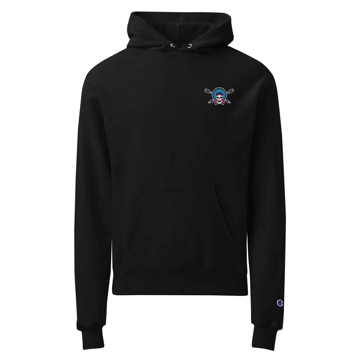 Signature | Champion Hoodie | Savage Softball | Chief Skullcrest Logo