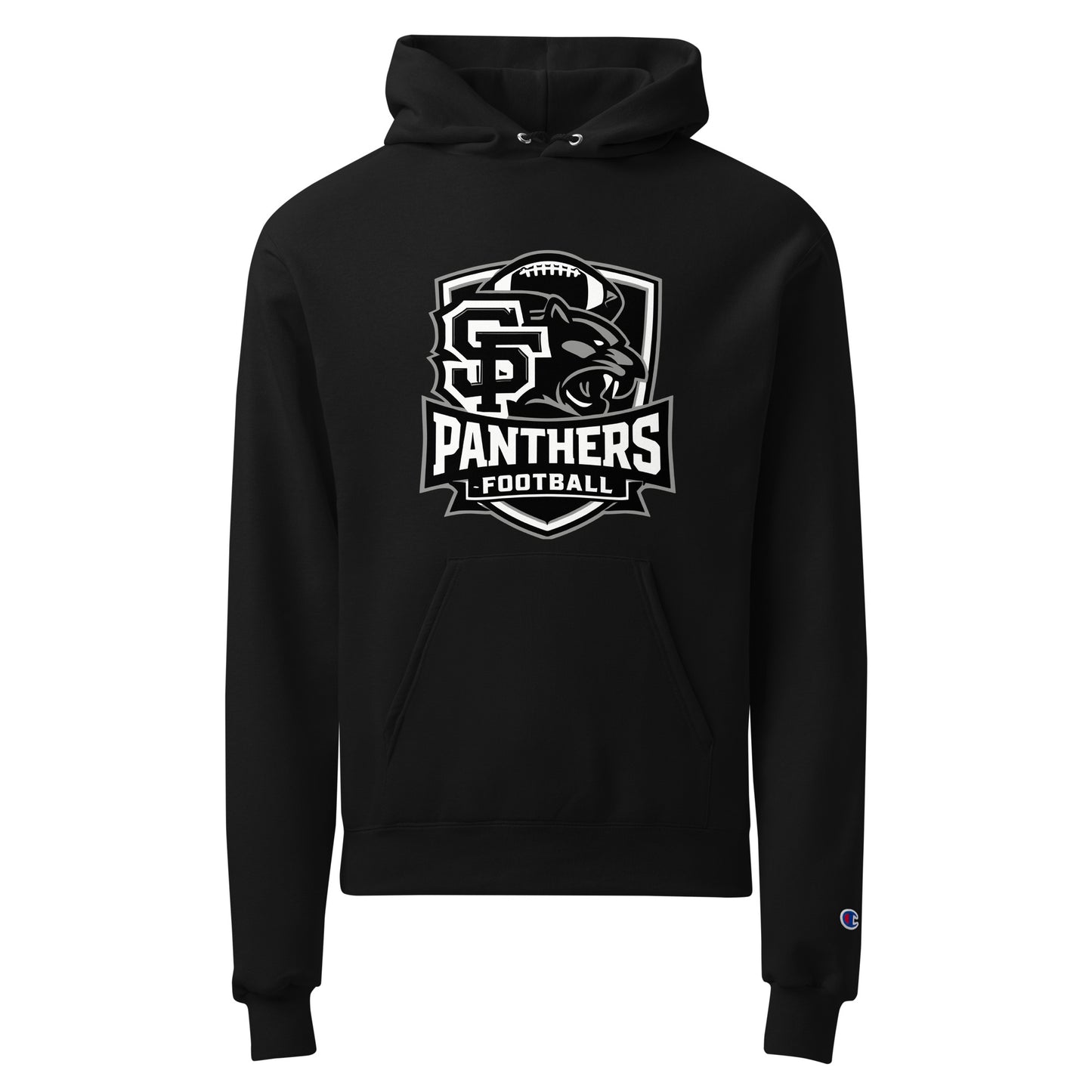 Signature | Champion Hoodie | Samuel Fels Football | Shield Logo