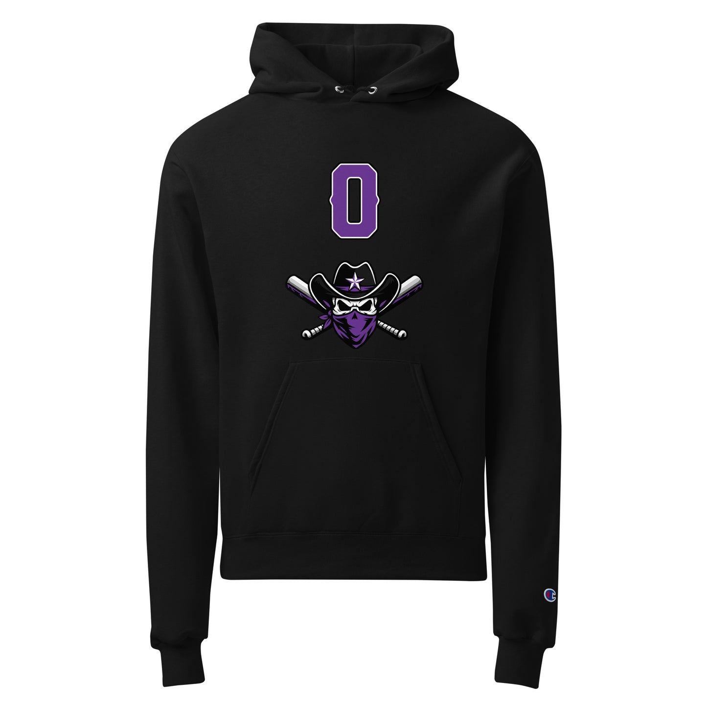 Signature | Champion Hoodie | Carolina Outlaws Baseball | Purple Renegades Logo