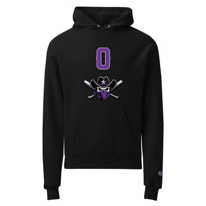 Signature | Champion Hoodie | Carolina Outlaws Baseball | Purple Renegades Logo