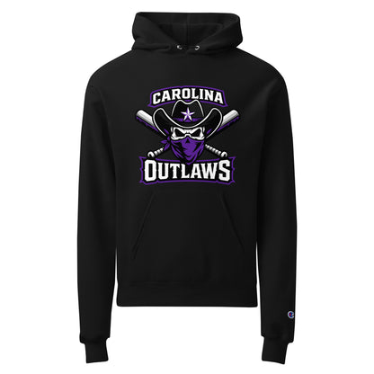Signature | Champion Hoodie | Carolina Outlaws Baseball | Crest Logo