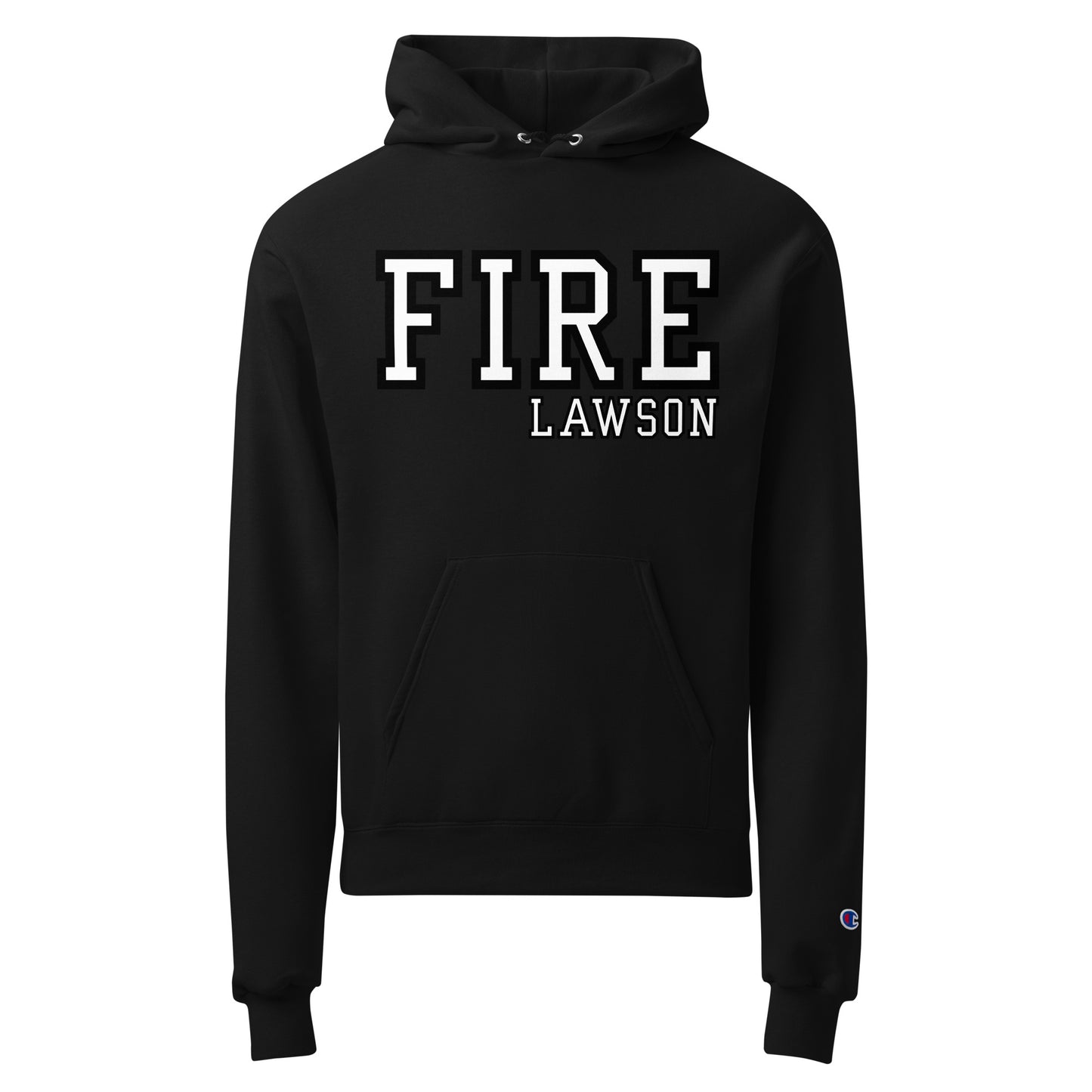 Signature | Champion Hoodie | Lawson Fire Department | Script Logo