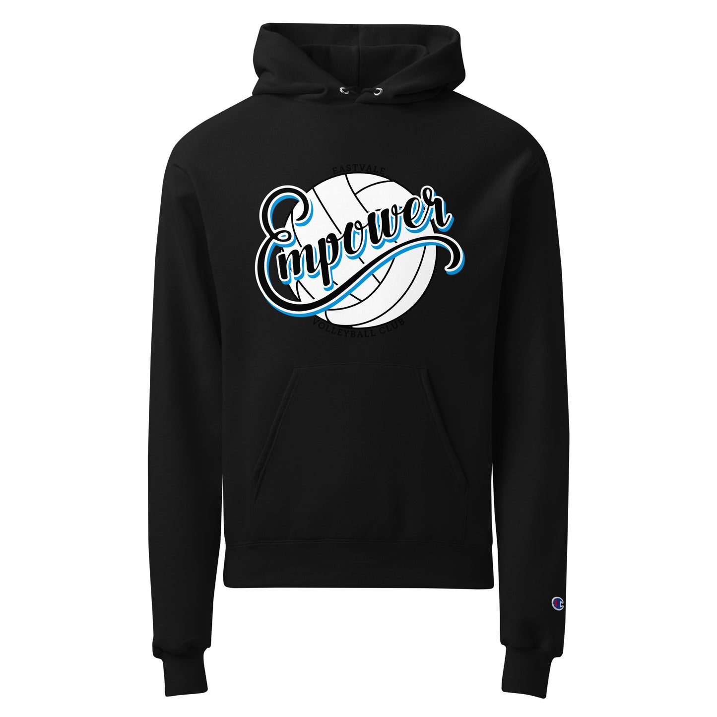 Signature | Champion Hoodie | Empower Volleyball Club | Emblem Logo