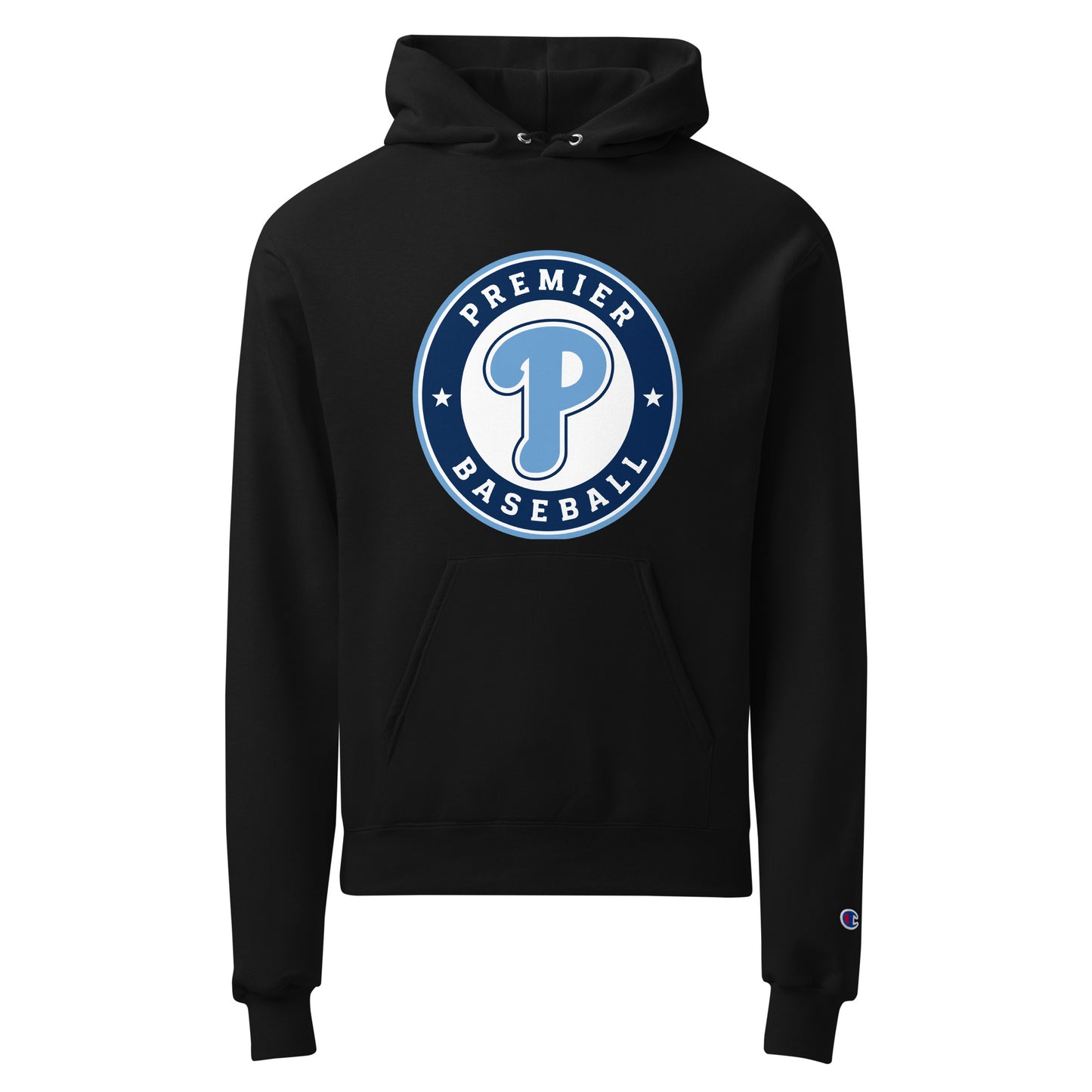 Signature | Champion Hoodie | Premier Baseball | Badge Logo