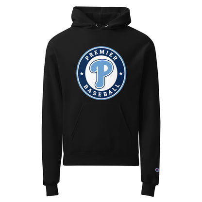 Signature | Champion Hoodie | Premier Baseball | Badge Logo