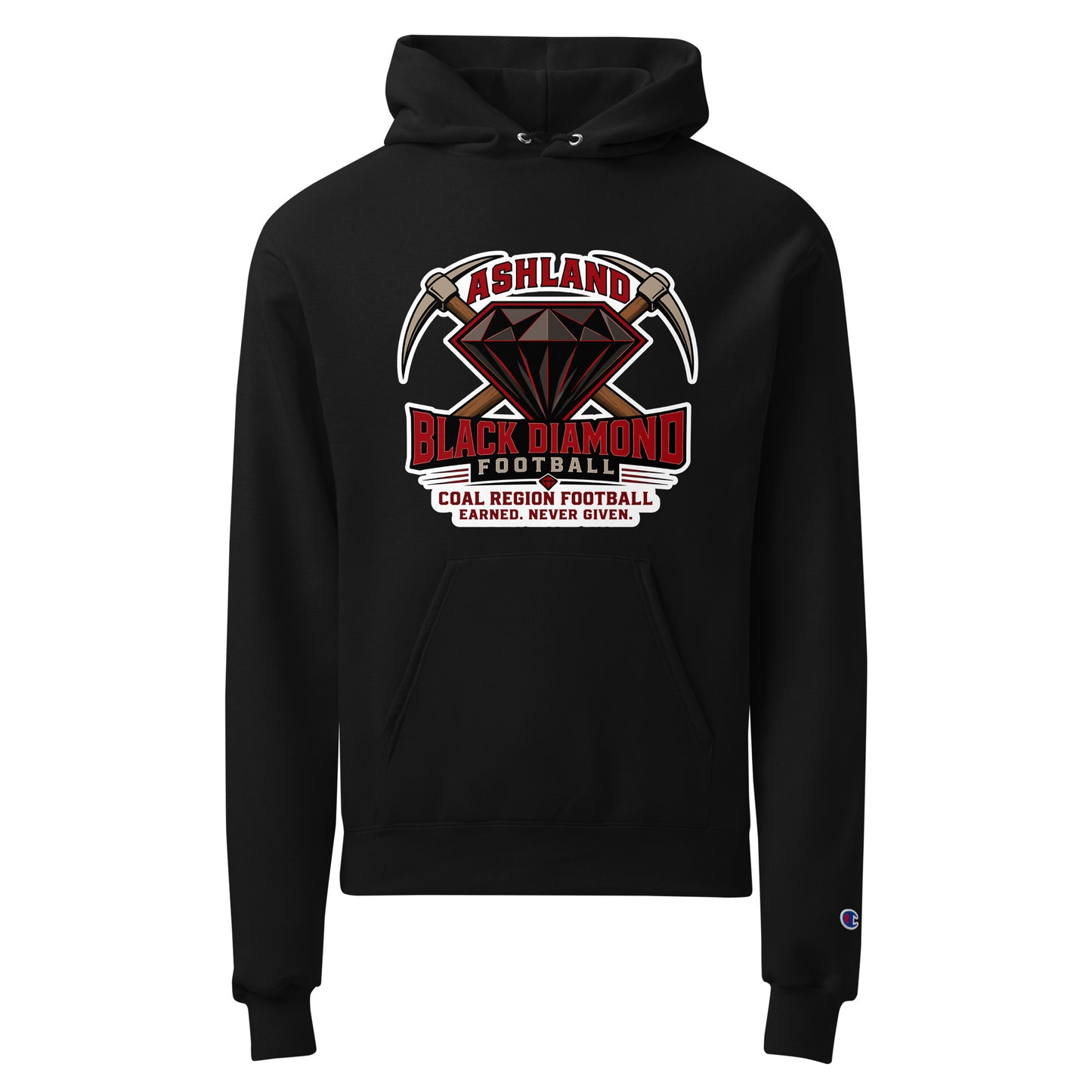 Signature | Champion Hoodie | Ashland Black Diamonds | Vanguard Logo