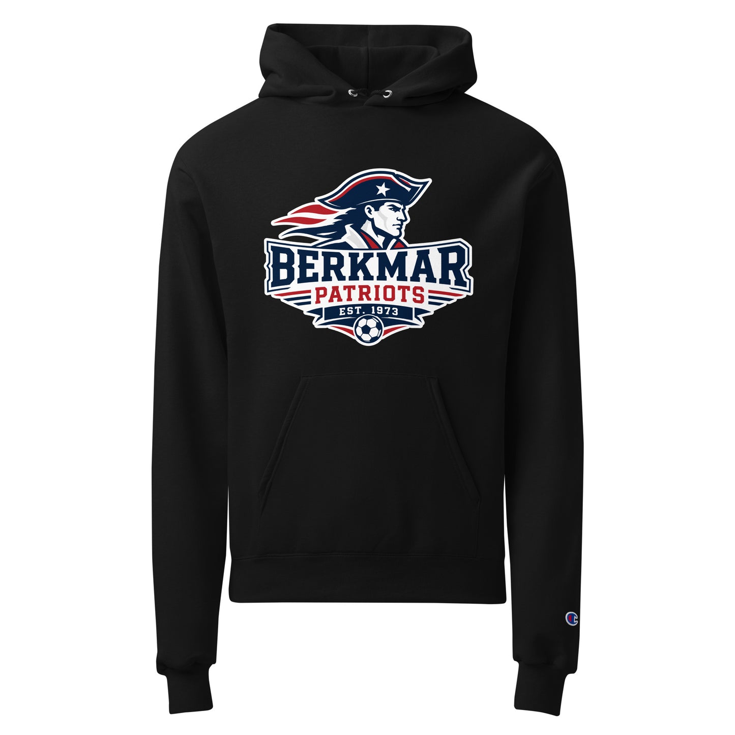 Signature | Champion Hoodie | Berkmar High School Soccer | Vanguard Logo