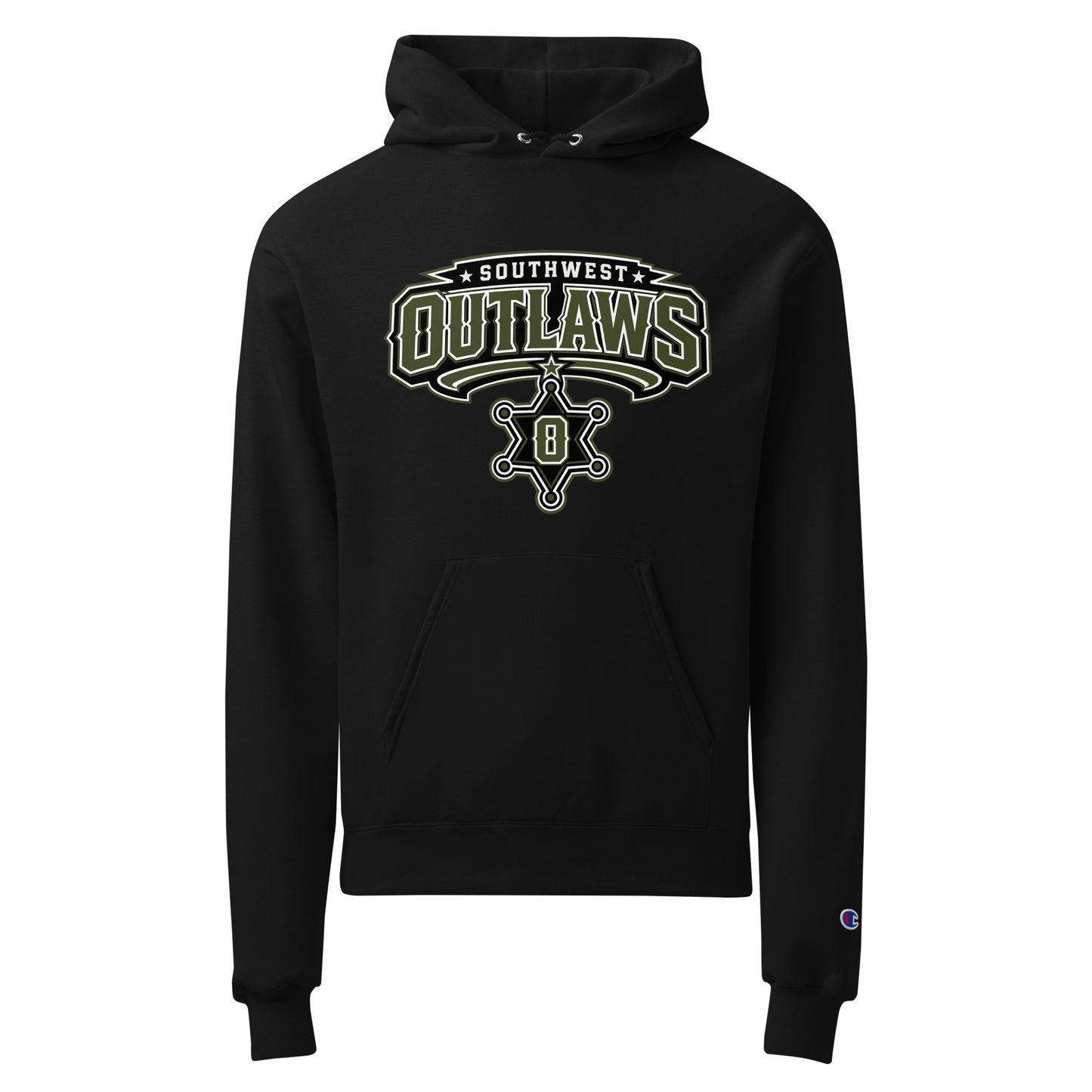 Signature | Champion Hoodie | Southwest Outlaws | Frontier Athletics Logo