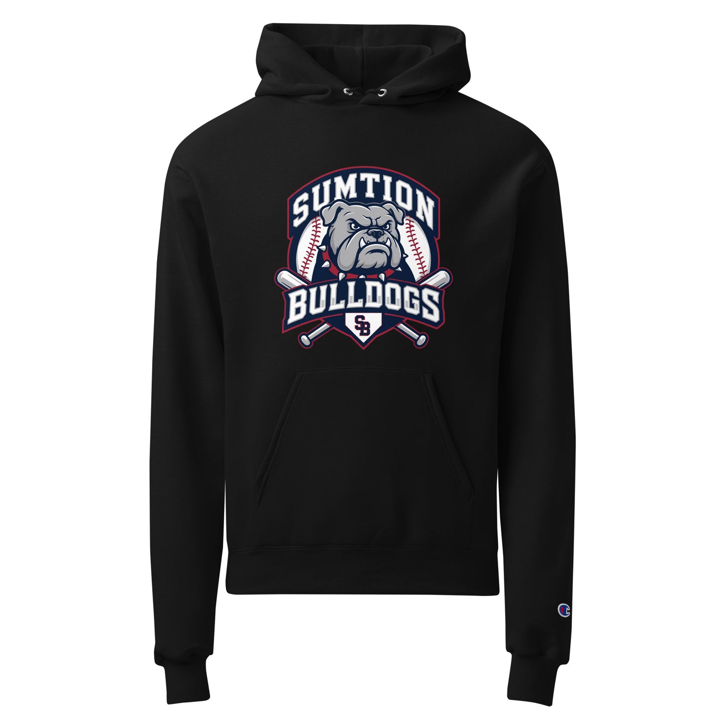 Signature | Champion Hoodie | Sumtion bulldogs | Emblem Logo