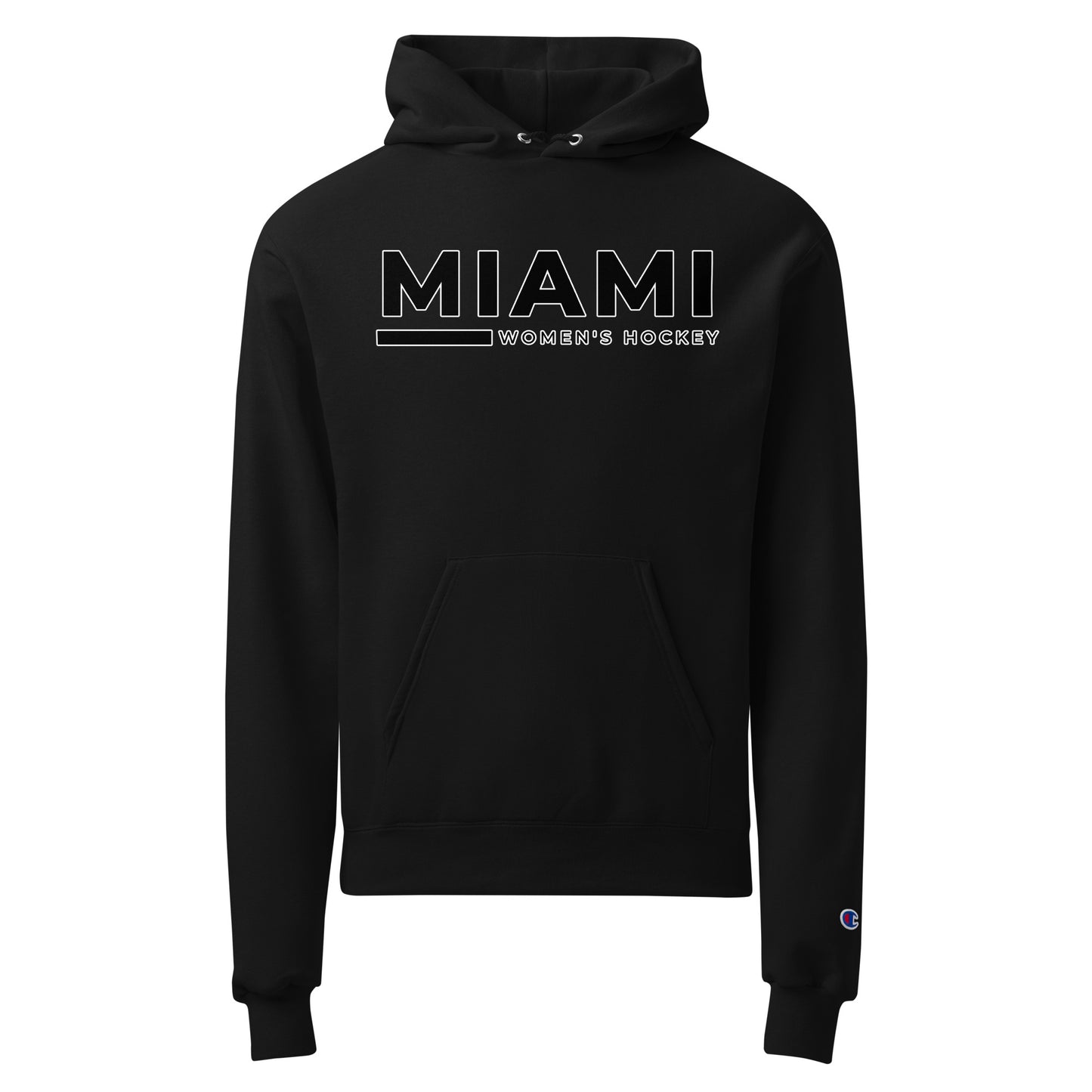 Signature | Champion Hoodie | Miami Women's Hockey | Lettermark Logo